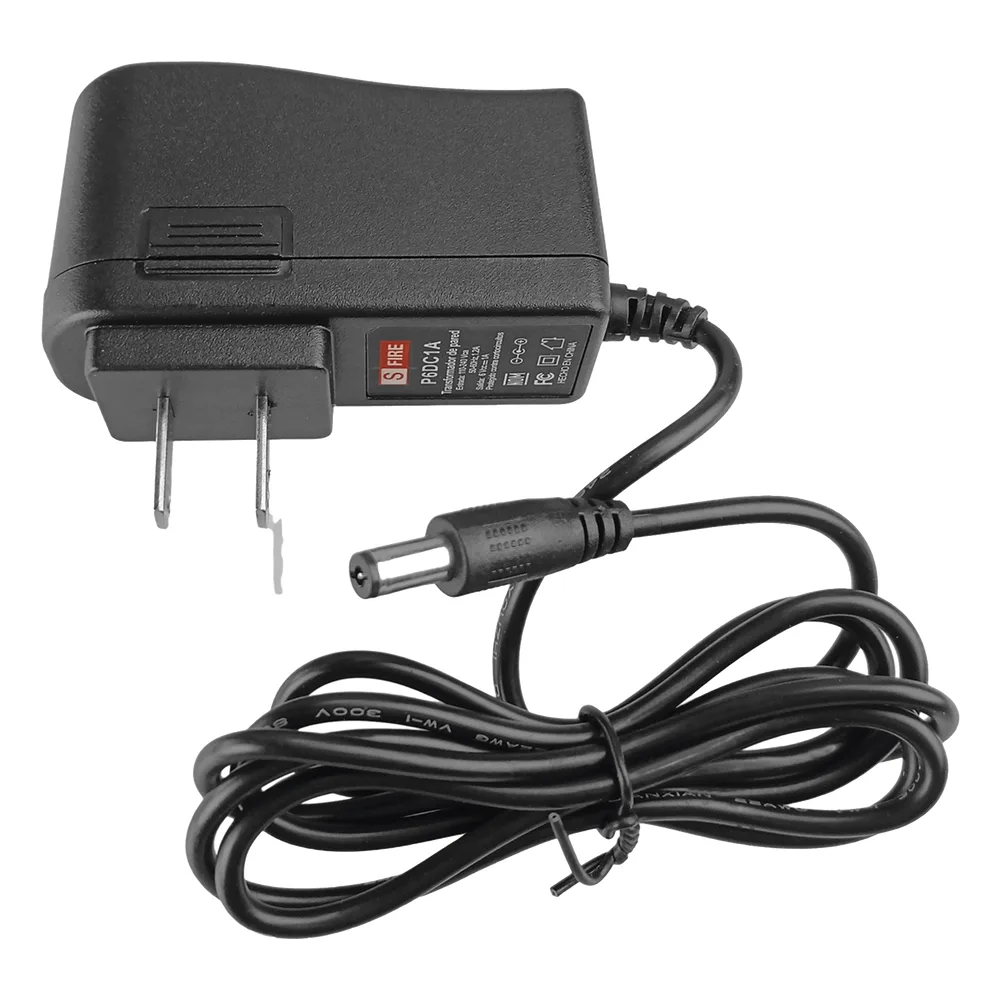 Fuente de Poder de 6 Vcc / 1 A / Voltaje de Entrada de 100-240 Vca / Para Usos Múltiples/  Video Vigilancia, Acceso, Asistencia, Alarmas, Etc.