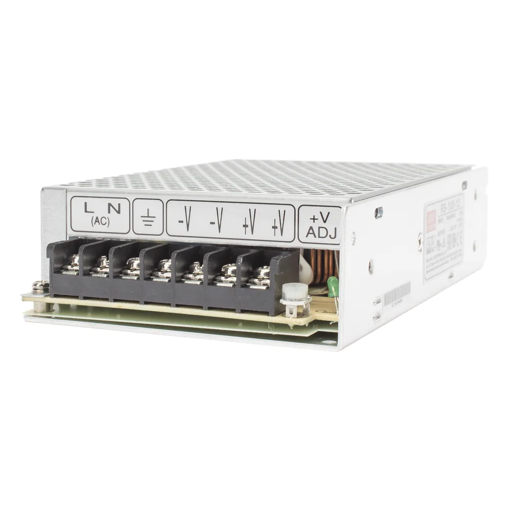 Fuente de Poder Industrial Conmutada 100W de Potencia, 12Vcc, 8.5A