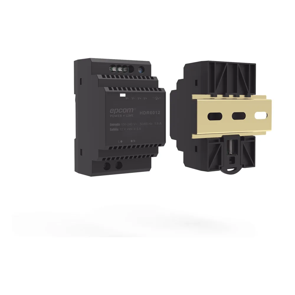 Fuente de Poder Industrial Entrada: 100-240 Vca / Salida: 15 Vcc/ 4 A/ 60 W/ Riel Din