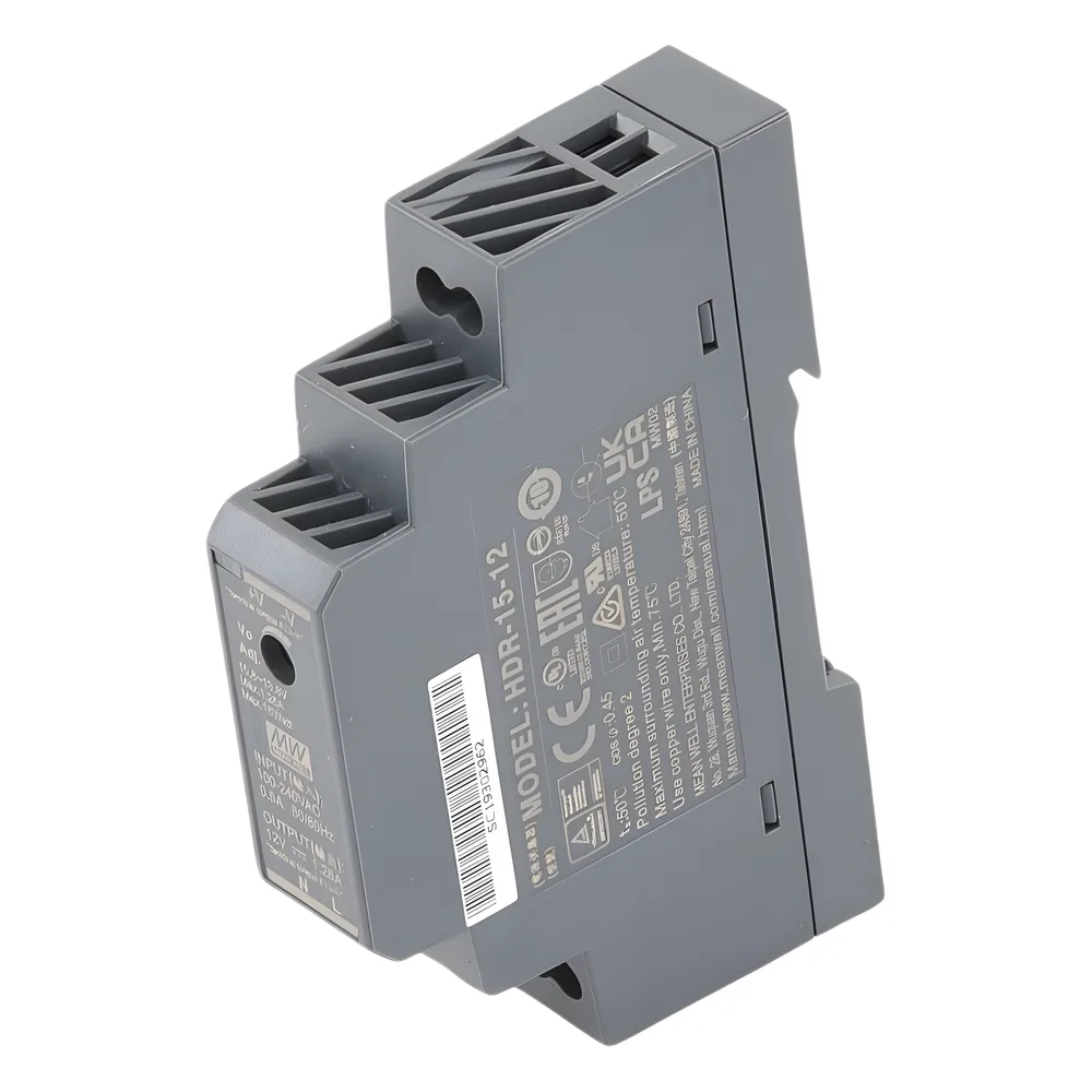 Fuente de Poder Industrial Ultra Delgada Riel Din 12Vcc, 15W – vista 2