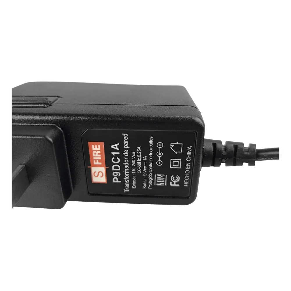 Fuente de Poder Regulada de 9 Vcc @ 1 A / Voltaje de Entrada de 100-240 Vca / Para Usos Múltiples / Video vigilancia, Acceso, Asistencia, Alarmas, Etc. / Certificación NOM – vista 3