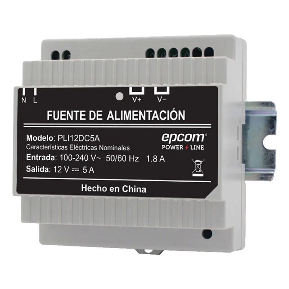 Fuente Industrial Epcom Power Line 12 Vcc 5Amperes