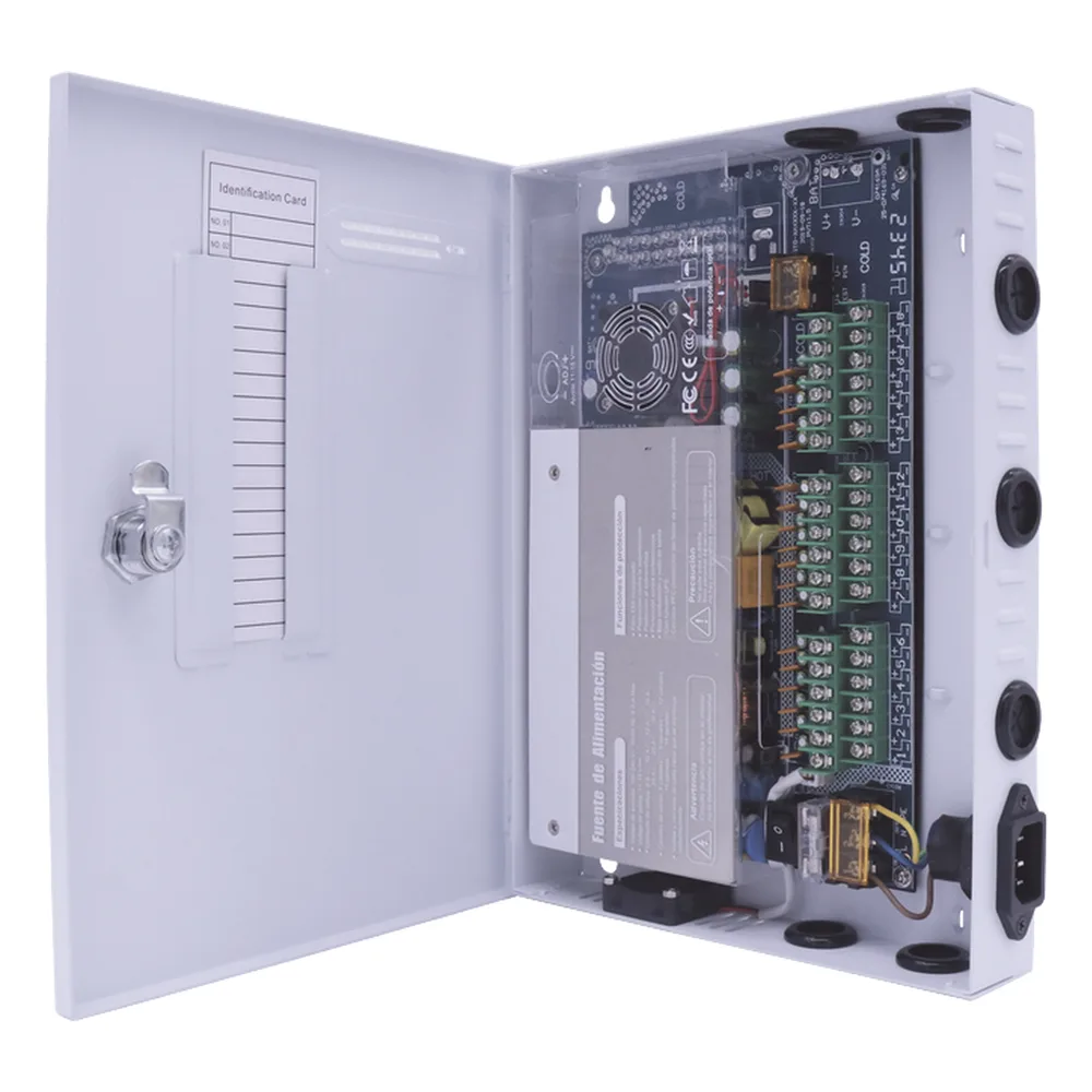 Fuente PREMIUM / 11-15 V / 18 canales / 30 A / Alta tecnología en seguridad / Doble ventilador / Hasta 1.85 Amperes por Salida / Filtro de Ruido por canal / Diseño de alta gama.