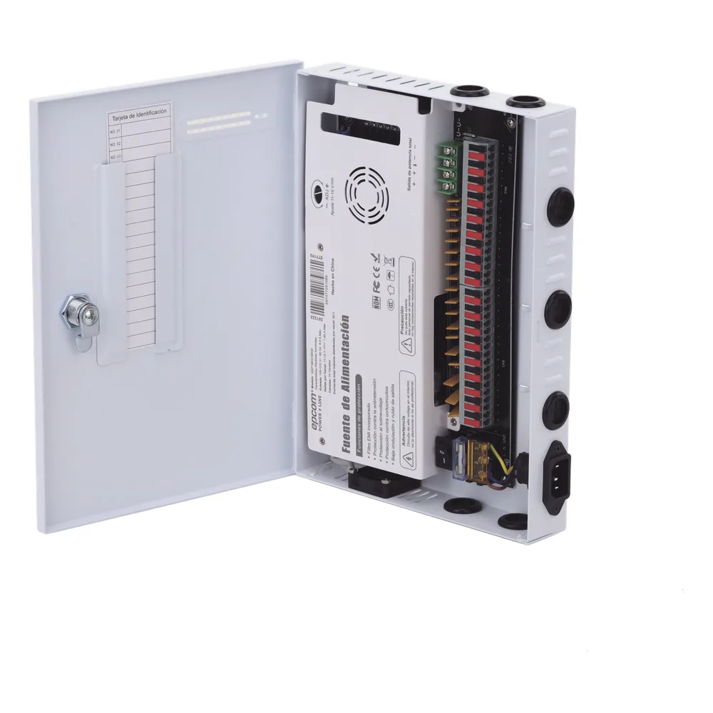 Fuente PREMIUM |  11-15 V | 18 canales | 30 A | Compatible con cámaras 4K | Alta tecnología en seguridad | Doble ventilador | Filtro de Ruido por canal | Diseño de alta gama. – vista 7
