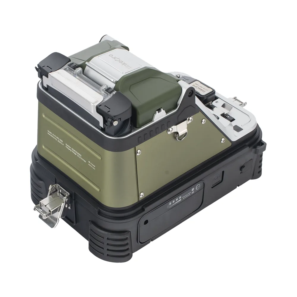 Fusionadora de Fibra Óptica Multimodo y Monomodo / 6 Motores / Alineación por Núcleo / OPM + VFL / Cleaver Eléctrico de un Solo Paso / Capacitación Remota Gratuita – vista 4