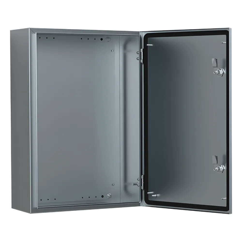 Gabinete de Acero Inoxidable 304L ASR IP66 800x800x300 mm / 2 Cerraduras / Montaje Placa 2 mm