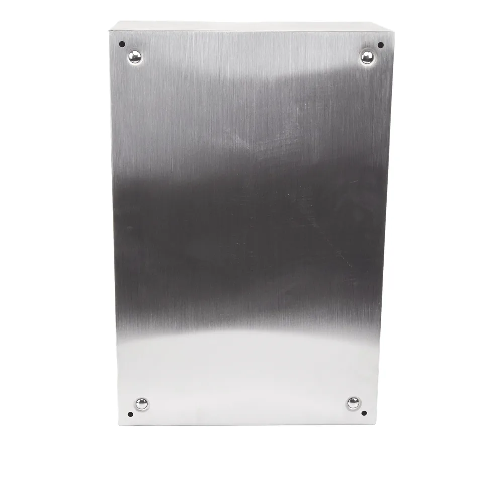 Gabinete de Acero Inoxidable IP66 Uso en Intemperie (400 x 600 x 250 mm) con Placa Interna Galvanizada. – vista 4