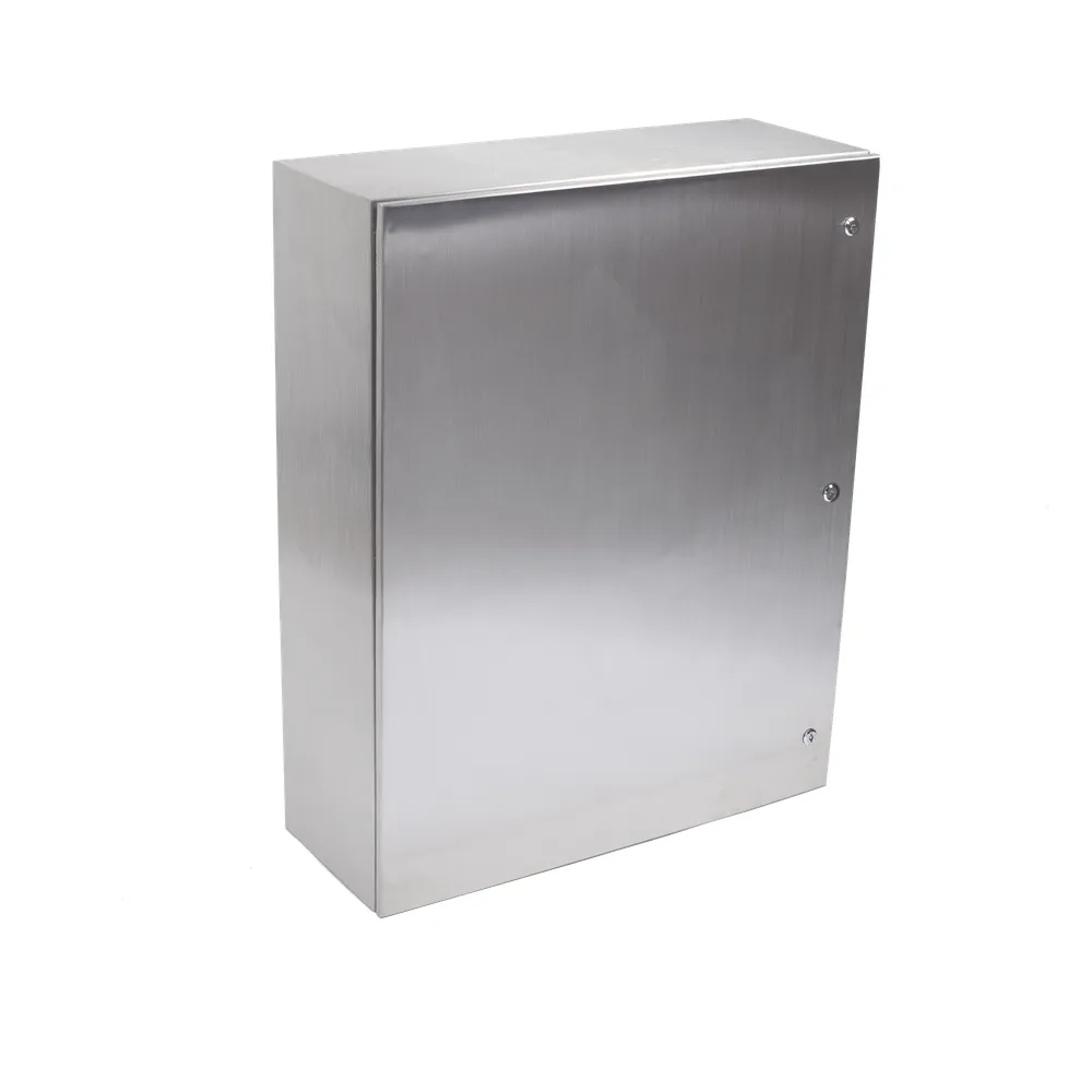Gabinete de Acero Inoxidable IP66 Uso en Intemperie (800 x 1000 x 300 mm) con Placa Interna Galvanizada. – vista 3