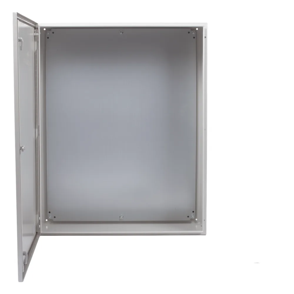 Gabinete de Acero IP66 Uso en Intemperie (800 x 1000 x 300 mm) con Placa Trasera Interior Metálica y Compuerta Inferior Atornillable (Incluye Chapas y Llaves T). – vista 3