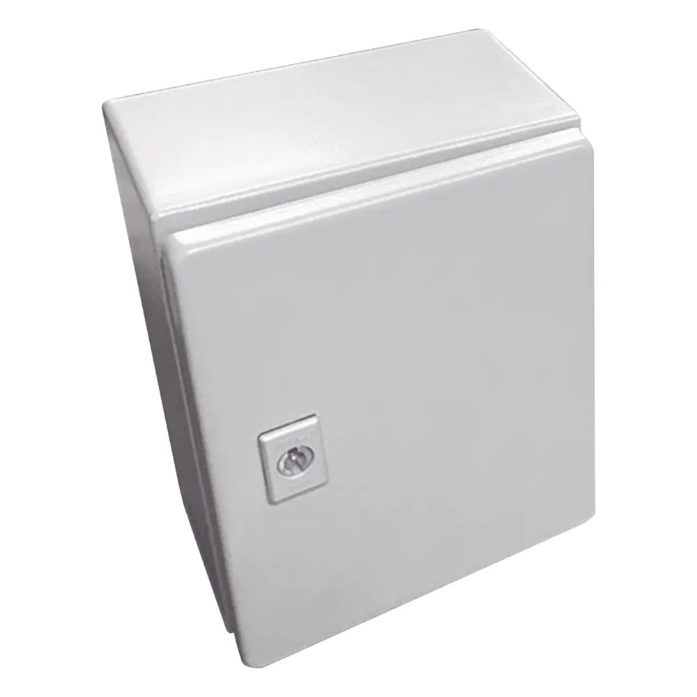 Gabinete de Acero / Nema 4 -IP 66 de 15 x 15 x 12 cm / Platina incluida.