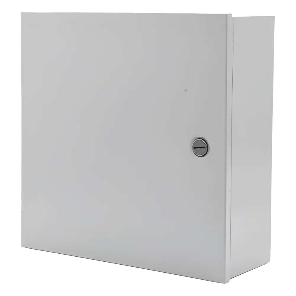 Gabinete de Acero, Uso Interior (Nema 1) de 80 x 60 x 20 cm con Placa Interna / Tipo Telefónico.