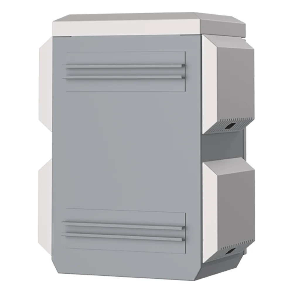 Gabinete de Acero Ventilado para Exterior 180 x 340 x 160 mm con Rieles DIN y 4 Placas Laterales para Montaje de Equipos por Fuera – vista 7