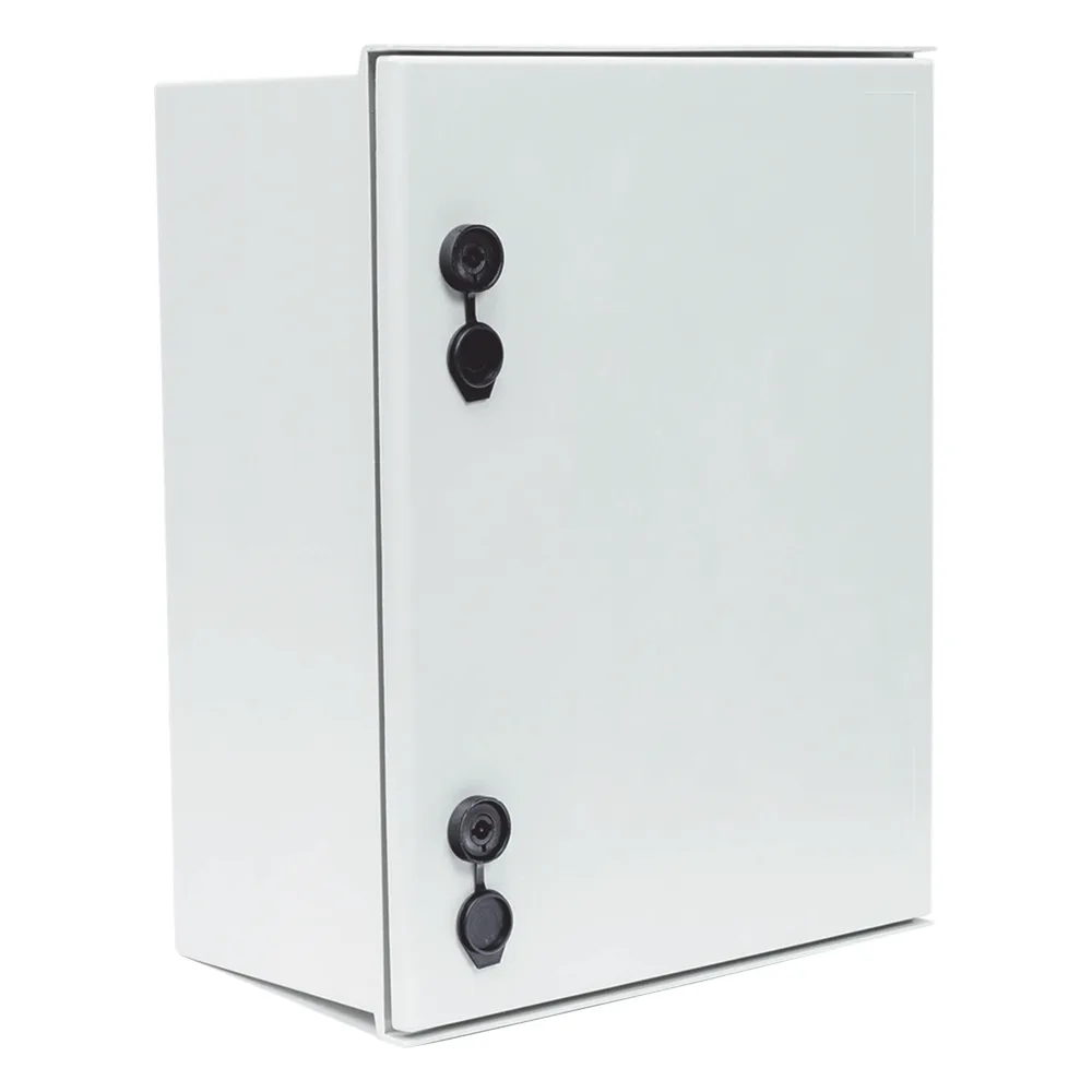 Gabinete de Poliéster IP65 Uso en Intemperie (400 x 500 x 200 mm) con Placa Trasera Interior de Plástico (Incluye Chapa y Llave). – vista 3