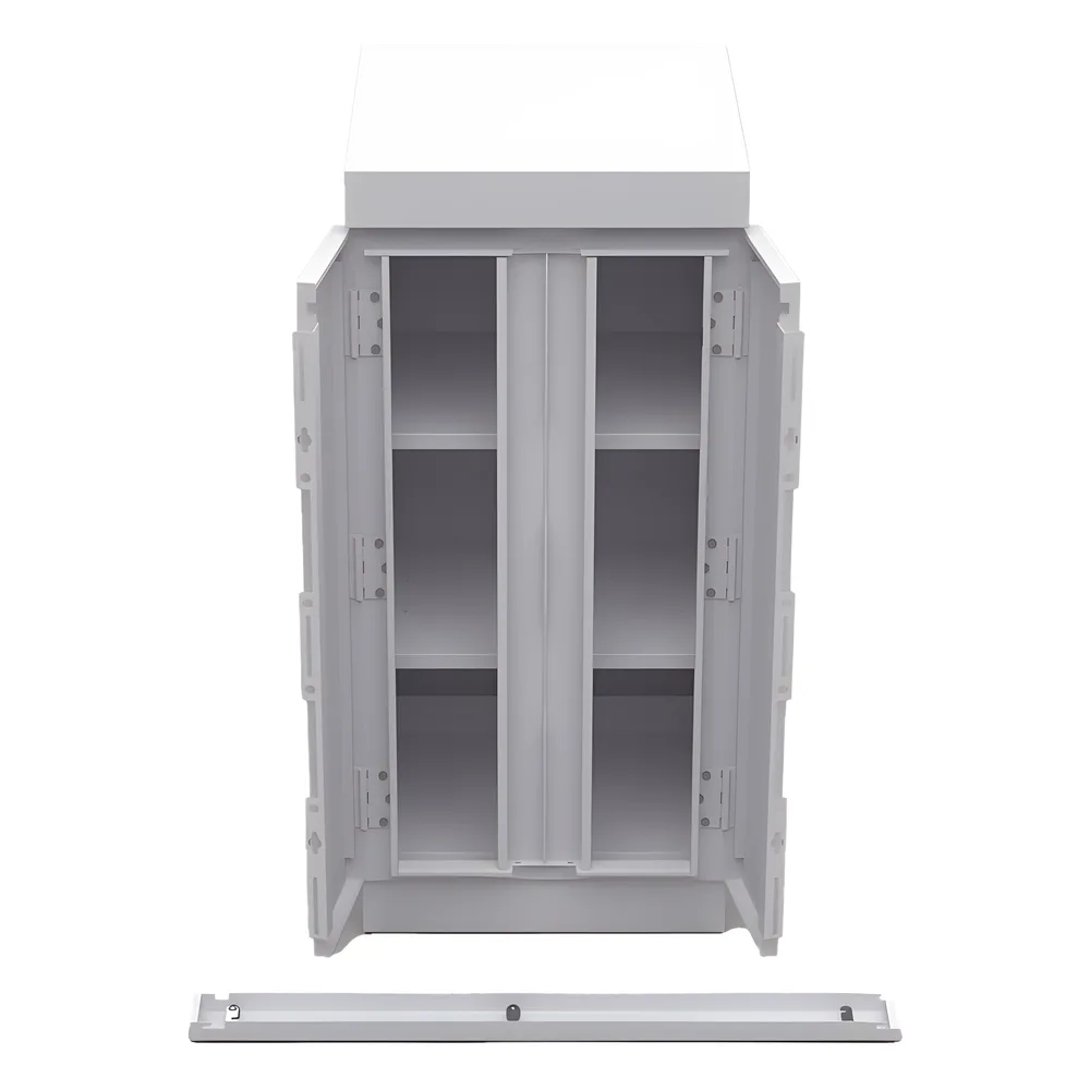 Gabinete de Seguridad de Lámina Galvanizada  para Almacenamiento de Baterías (Hasta 6 baterías PL110D12). – vista 3
