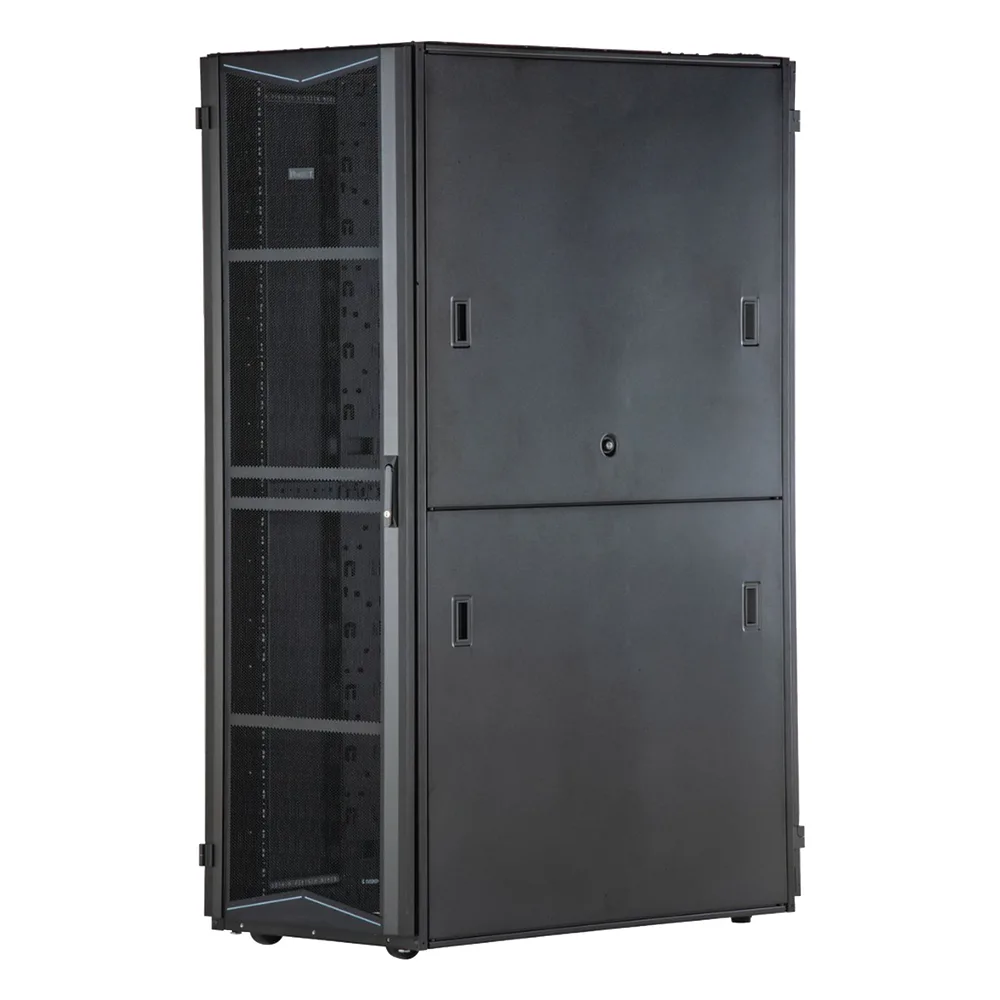 Gabinete FlexFusion para Centros de Datos, 45 UR, 600 mm de Ancho, 1070 mm de Profundidad, Fabricado en Acero, Color Negro