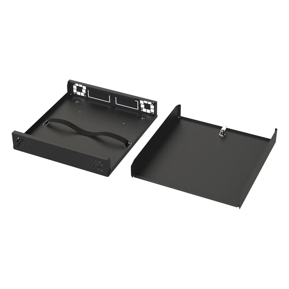 Gabinete Metálico de Seguridad para DVR/NVR, Ancho 396 mm x 78 mm de Alto x – vista 2