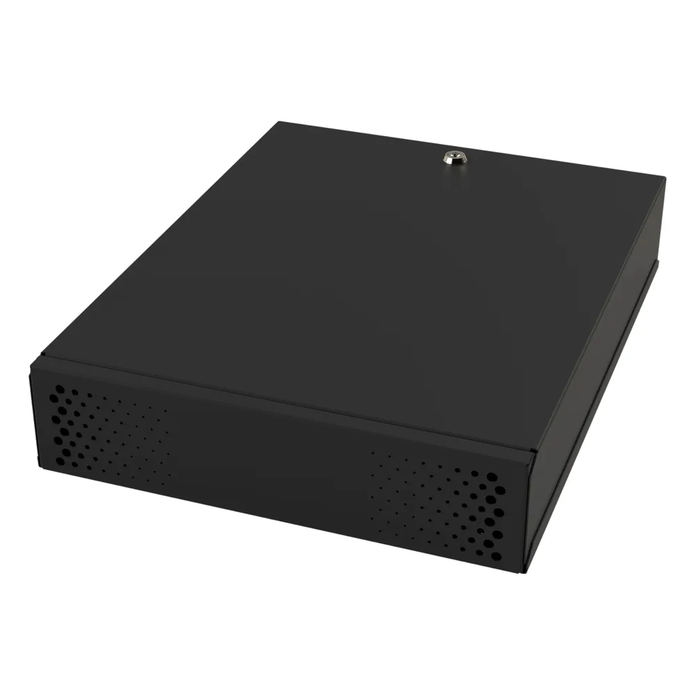 Gabinete Metálico para DVR/NVR. Tamaño Max. de DVR/NVR: 445 x 88 x 400mm (An.xAl.xProf.). Compatible con Fuente SLIM. – vista 2