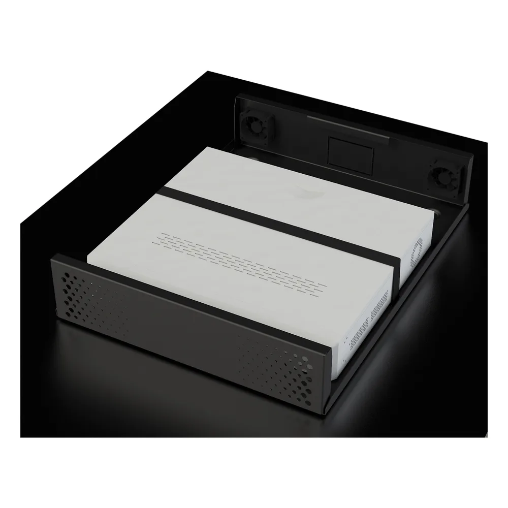 Gabinete Metálico para DVR/NVR. Tamaño Max. de DVR/NVR: 445 x 88 x 400mm (An.xAl.xProf.). Compatible con Fuente SLIM. – vista 5