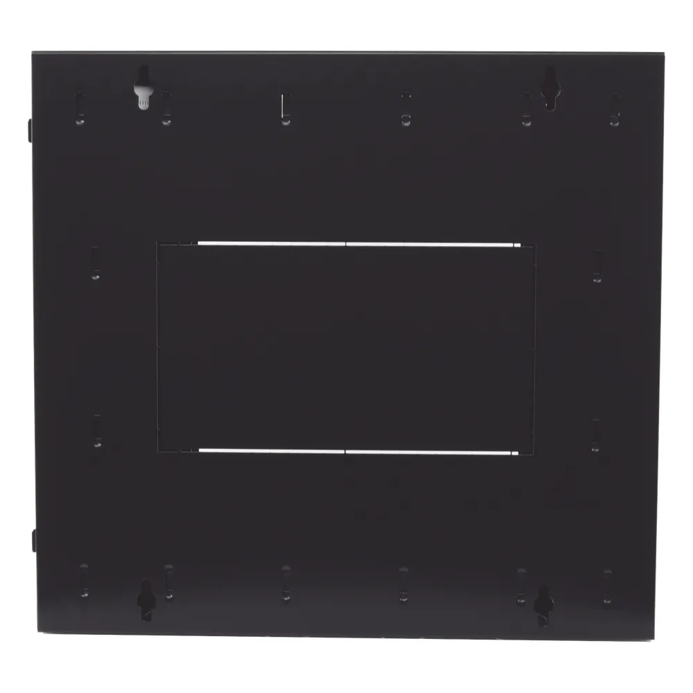 Gabinete PanZone de Montaje en Pared, de 19in, Puerta con Ventana de Seguridad, 12 UR, 762mm de Profundidad, Color Negro – vista 5