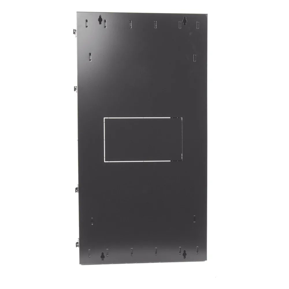Gabinete PanZone de Montaje en Pared, de 19in, Puerta con Ventana de Seguridad, 26 UR, 635mm de Profundidad, Color Negro – vista 3
