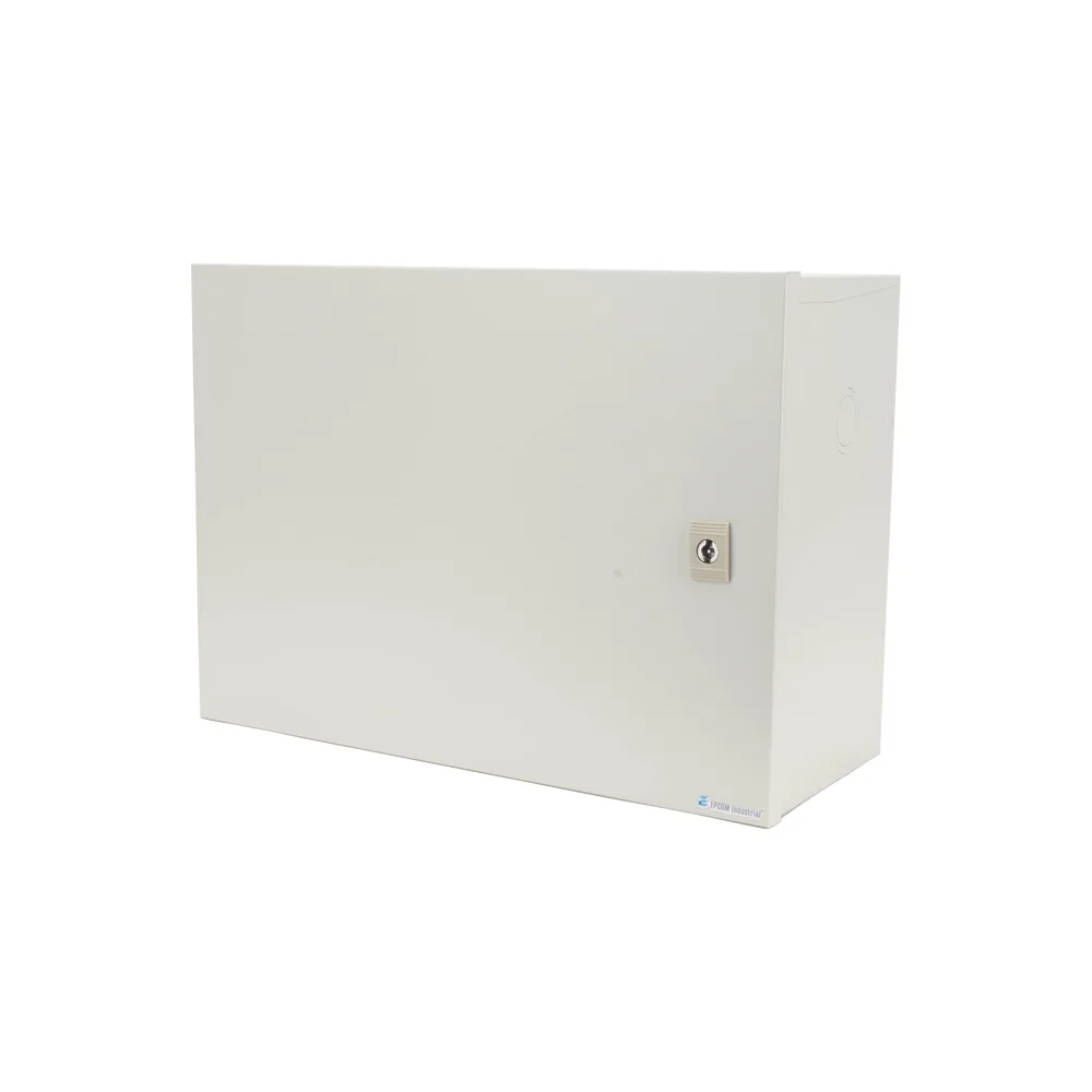 Gabinete para instalación de 1 Batería , Fabricado en Lámina Galvanizada, Accesorios para poste (No incluidos) – vista 3