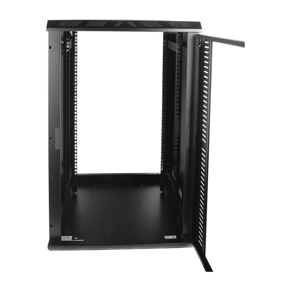Gabinete para Montaje en Pared, Puerta de Cristal Templado, Cuerpo Fijo con Rack 19" de 24 Unidades – vista 2