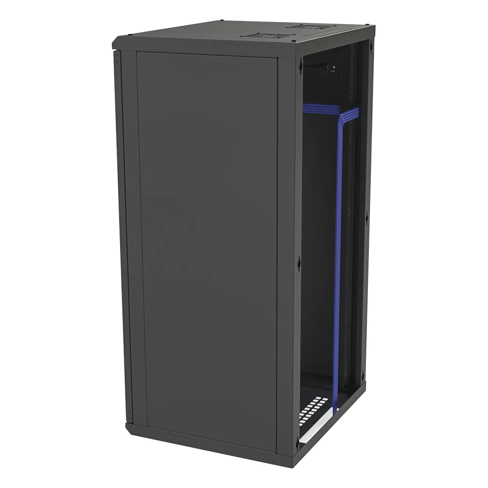 Gabinete para Montaje en Pared, Puerta de Cristal Templado, Cuerpo Fijo con Rack 19" de 24 Unidades – vista 7