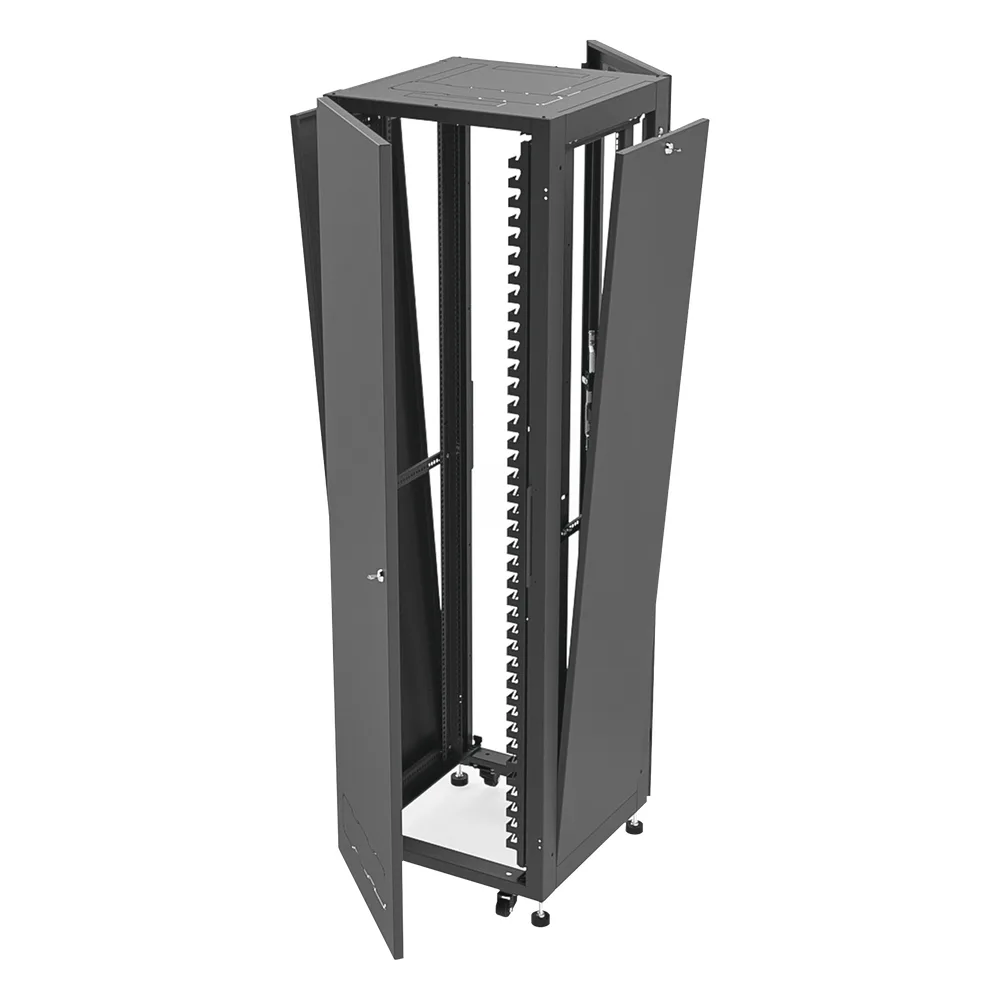 Gabinete para Telecomunicaciones Rack Estándar de 19", 42UR, 600 mm Ancho x 600 mm Profundidad. Fabricado en Acero, Se envía el Gabinete Armado. – vista 4