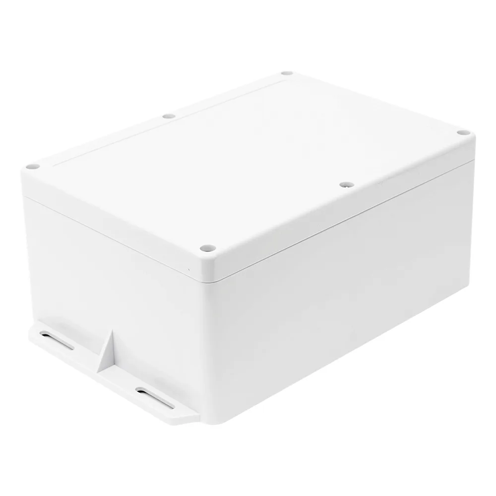 Gabinete Plástico para Exterior (IP65) de 160 x 220 x 100 mm Cierre por Tornillos Metálicos. Tiene Orejas para instalación a muro. – vista 3