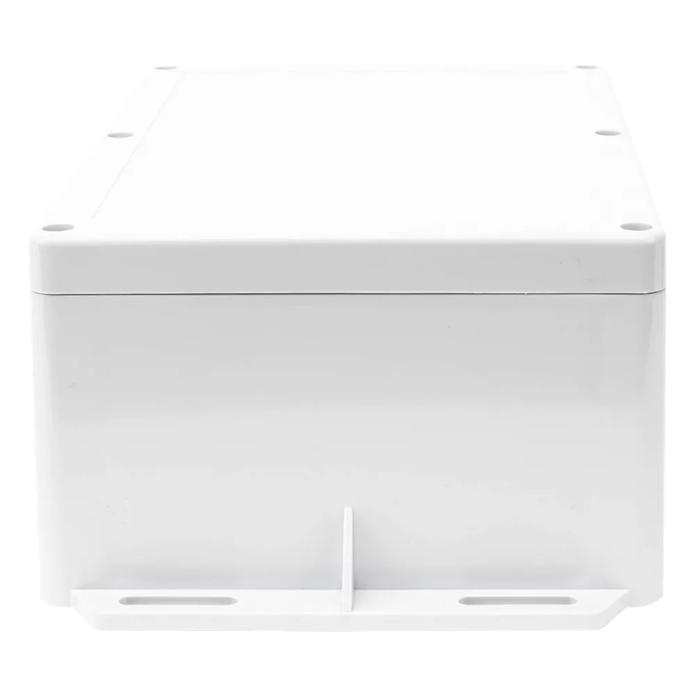 Gabinete Plástico para Exterior (IP65) de 160 x 220 x 100 mm Cierre por Tornillos Metálicos. Tiene Orejas para instalación a muro. – vista 4