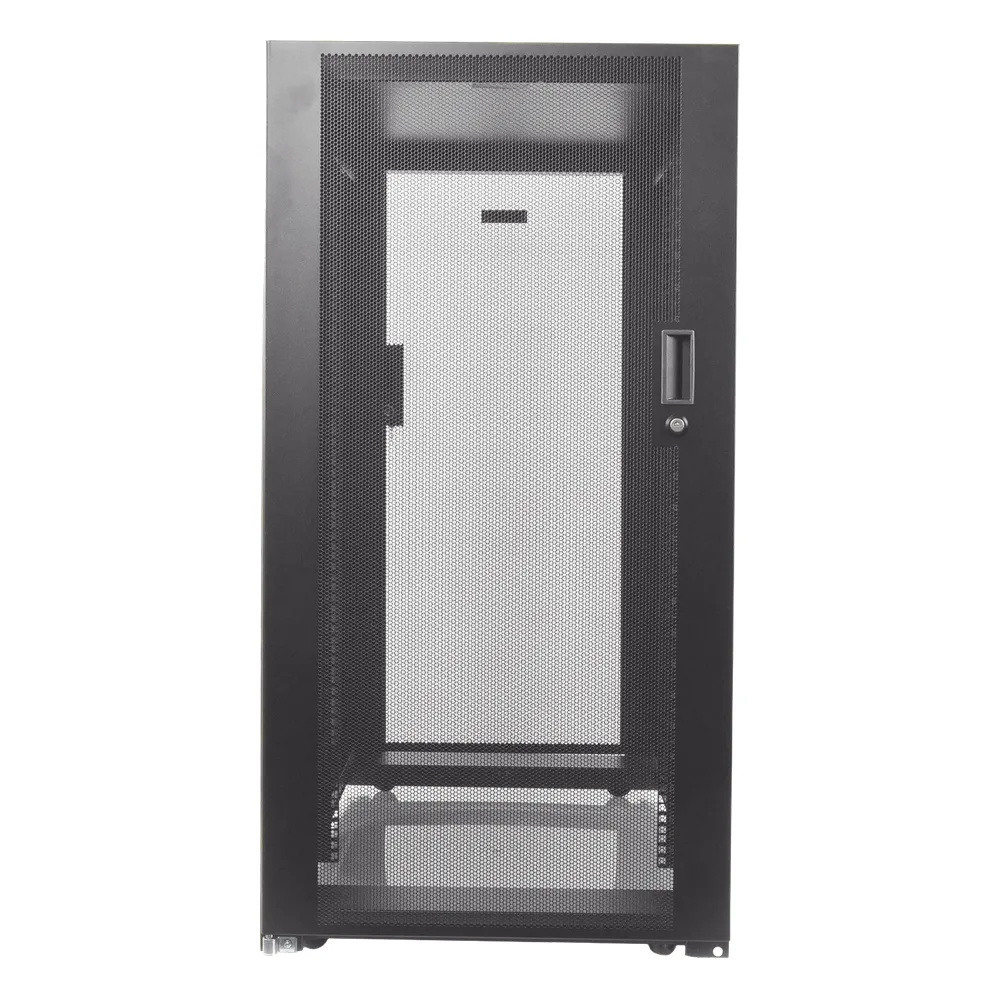 Gabinete Profesional de Telecomunicaciones, de Piso, 24 UR, 600 mm de Ancho y 1070 mm de Profundidad, Color Negro – vista 2