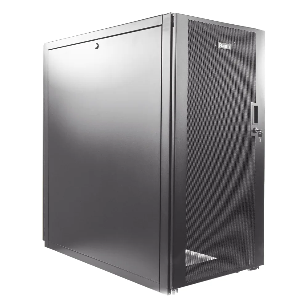 Gabinete Profesional de Telecomunicaciones, de Piso, 24 UR, 600 mm de Ancho y 1070 mm de Profundidad, Color Negro – vista 5