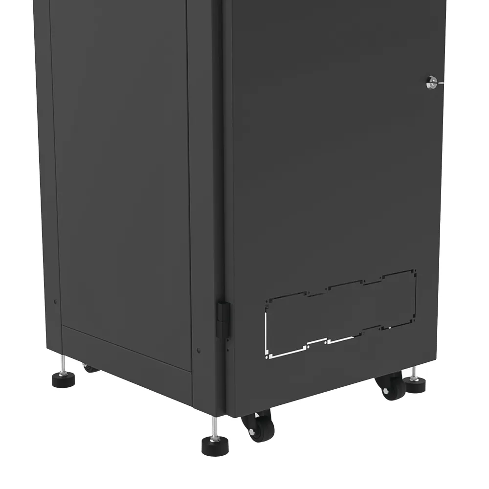 Gabinete Profesional para Telecomunicaciones de 19in, Instalación a Piso, 24UR, 600 mm Profundidad, Se envía el Gabinete Armado. – vista 7