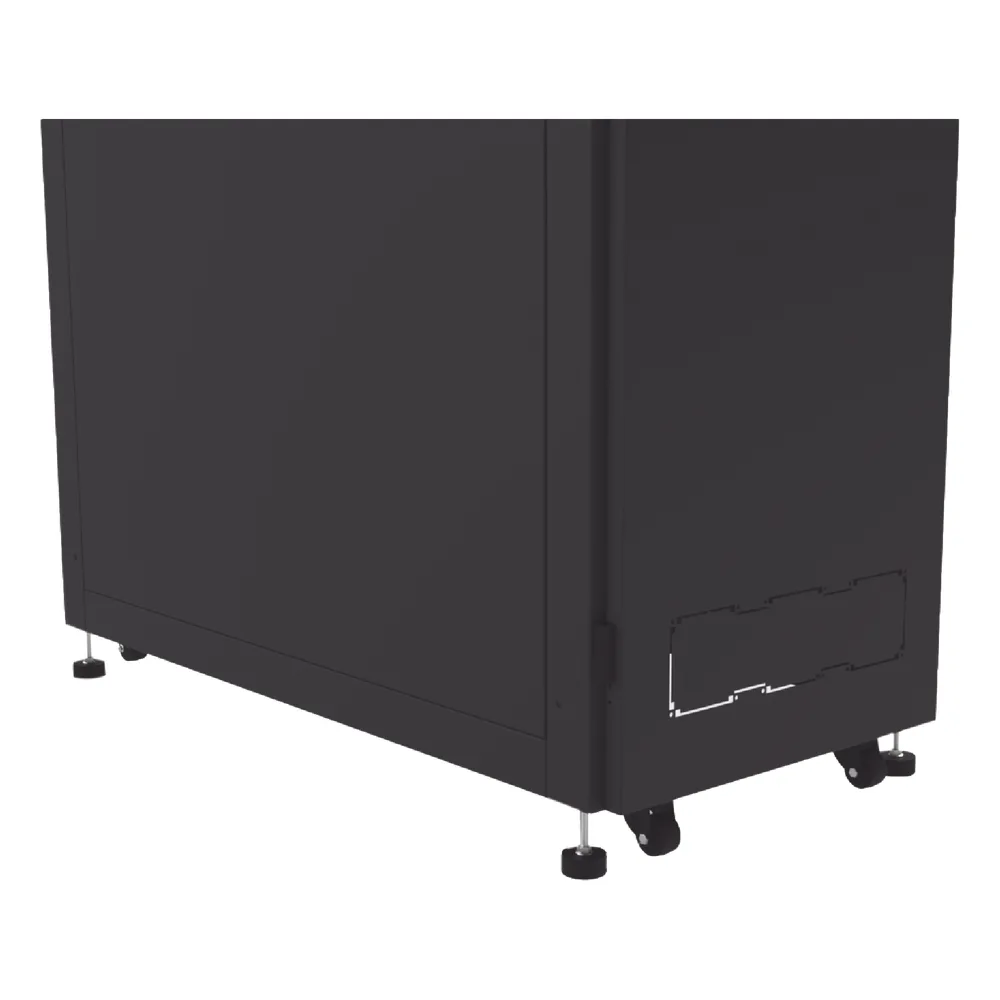 Gabinete Profesional para Telecomunicaciones de 45UR, 1200 mm Profundidad, Incluye 2 Organizadores Verticales de 45 Unidades de Rack, Se envía el Gabinete Armado. – vista 2