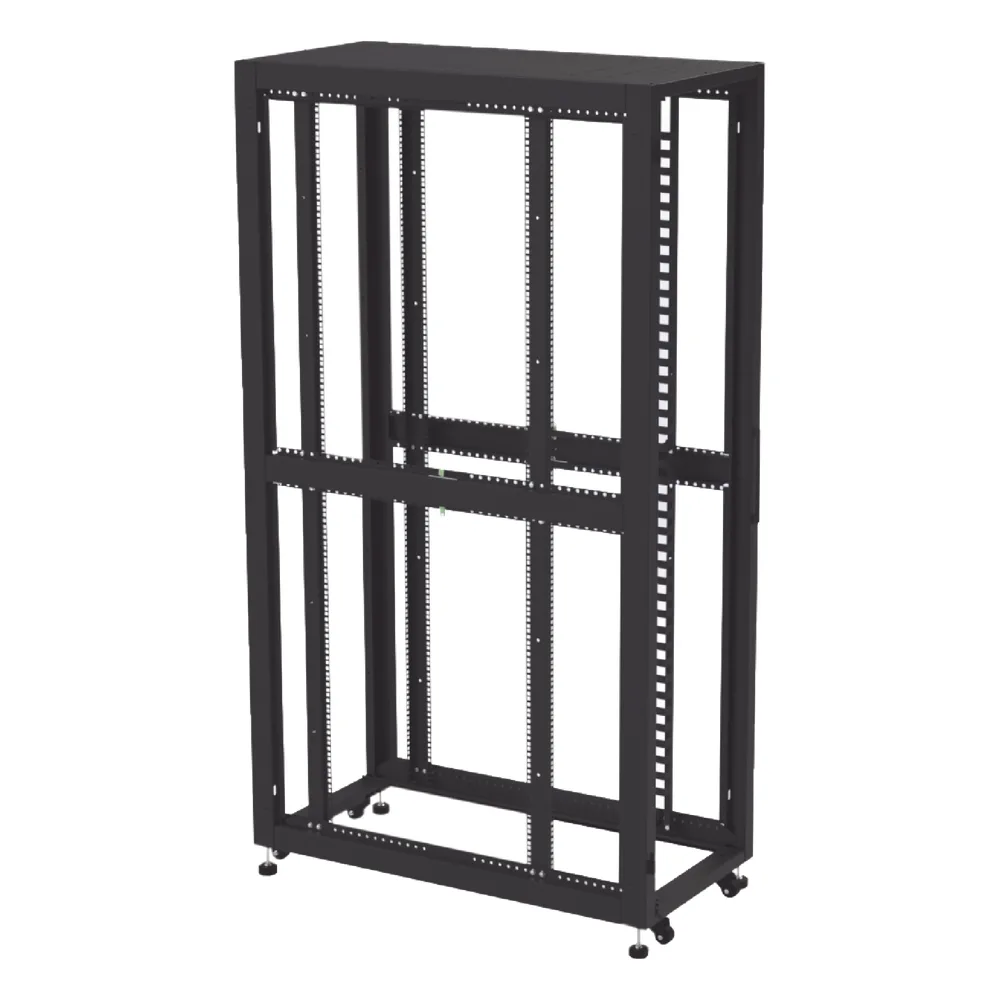 Gabinete Profesional para Telecomunicaciones de 45UR, 1200 mm Profundidad, Incluye 2 Organizadores Verticales de 45 Unidades de Rack, Se envía el Gabinete Armado. – vista 6
