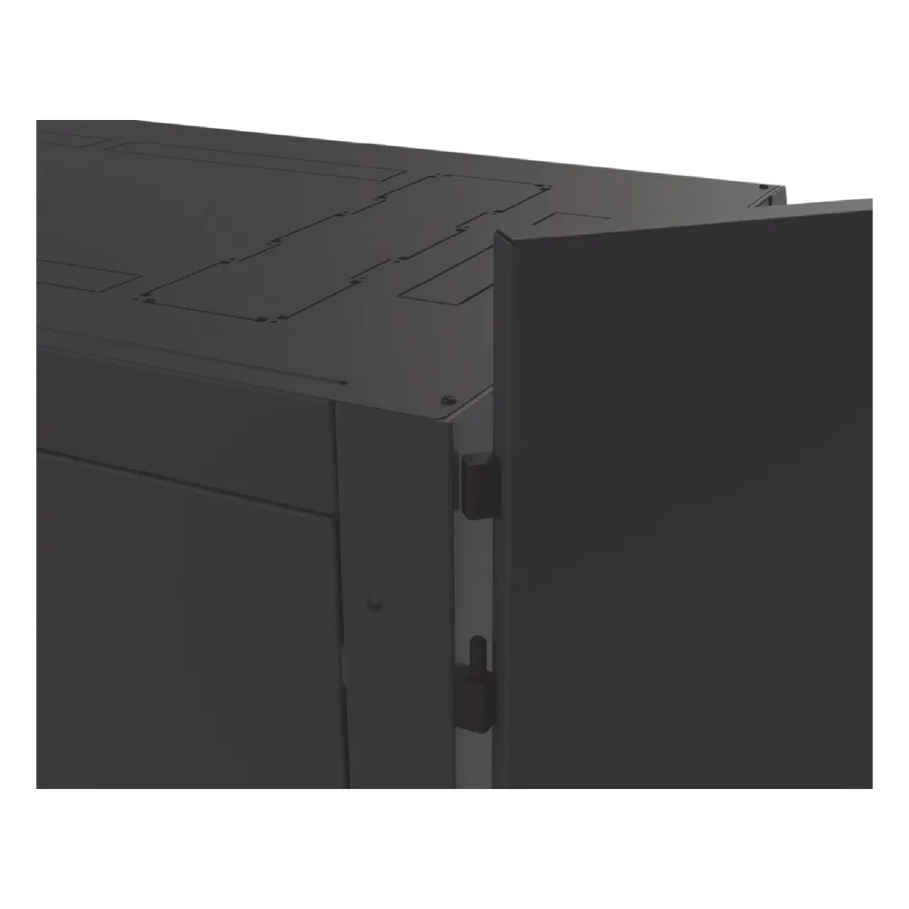Gabinete Profesional para Telecomunicaciones de 45UR, 1200 mm Profundidad, Incluye 2 Organizadores Verticales de 45 Unidades de Rack, Se envía el Gabinete Armado. – vista 7