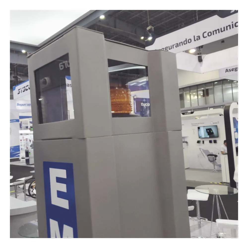 Gabinete tipo Torre para Sistema de Alerta  Mediante Equipo Fanvil I12-N-01P y estrobo (No incluidos). – vista 5