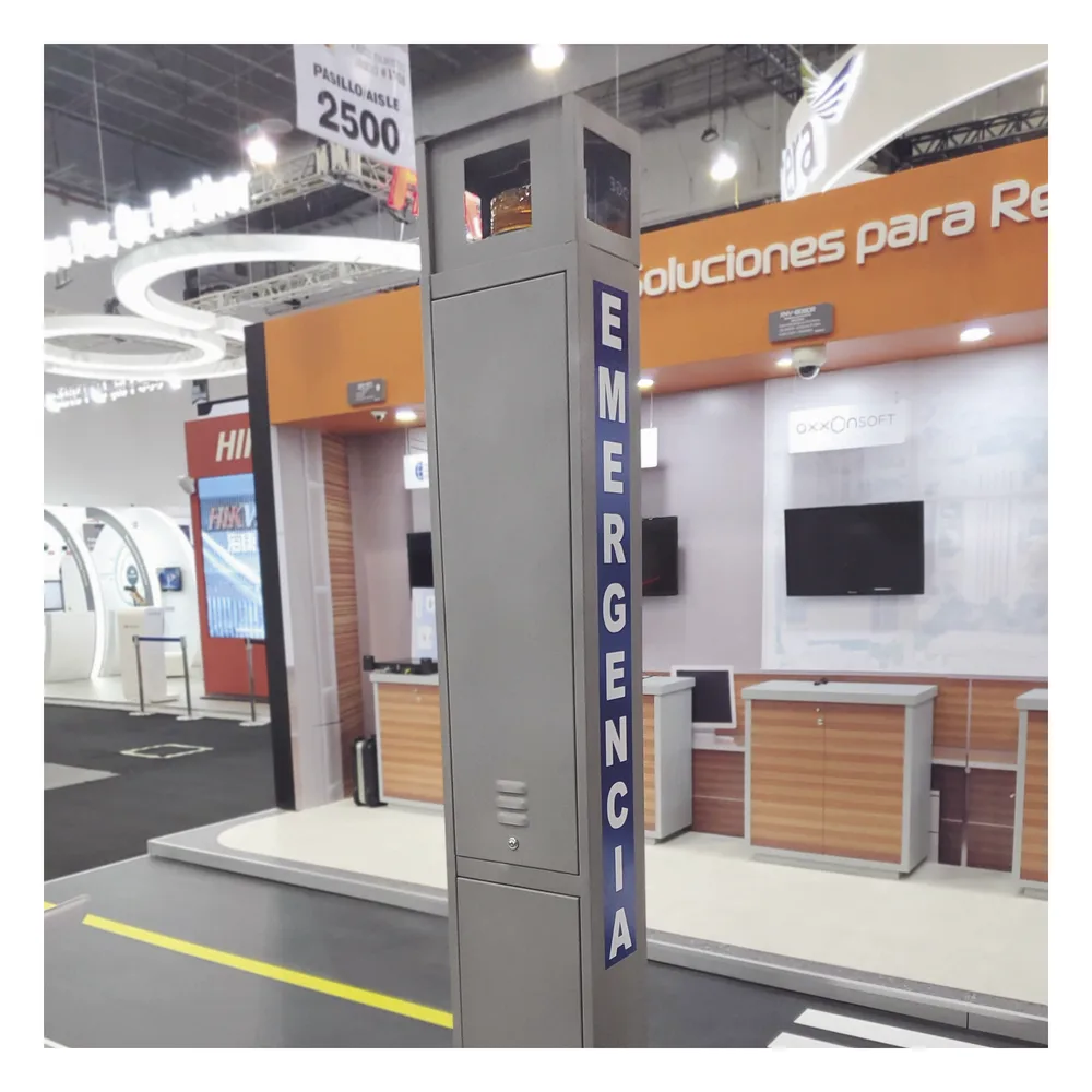 Gabinete tipo Torre para Sistema de Alerta  Mediante Equipo Fanvil I12-N-01P y estrobo (No incluidos). – vista 6
