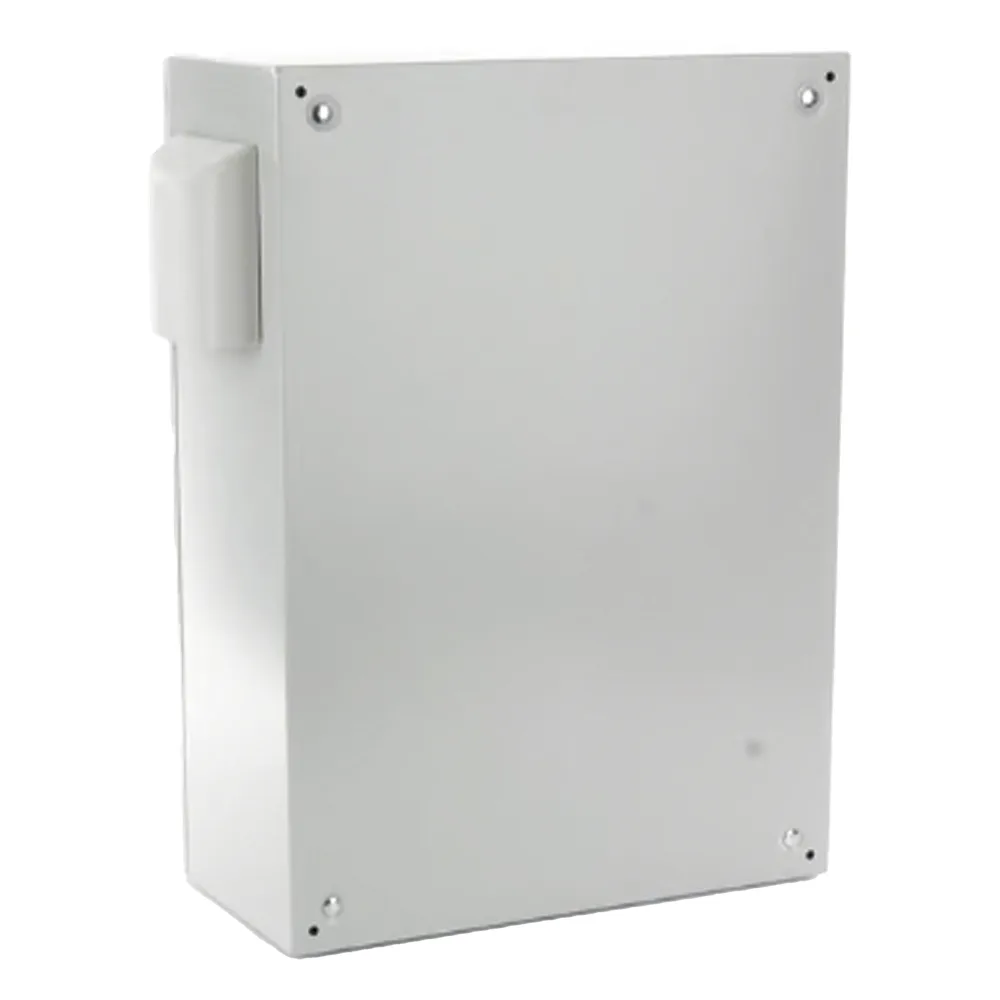 Gabinete Ventilado de Acero IP55 Uso en Exterior (600 x 800 x 300 mm) con Placa Trasera Interior Metálica y Compuerta Inferior Atornillable. Incluye Ventilador, Ventilas, filtros, Chapas y Llave T. – vista 3