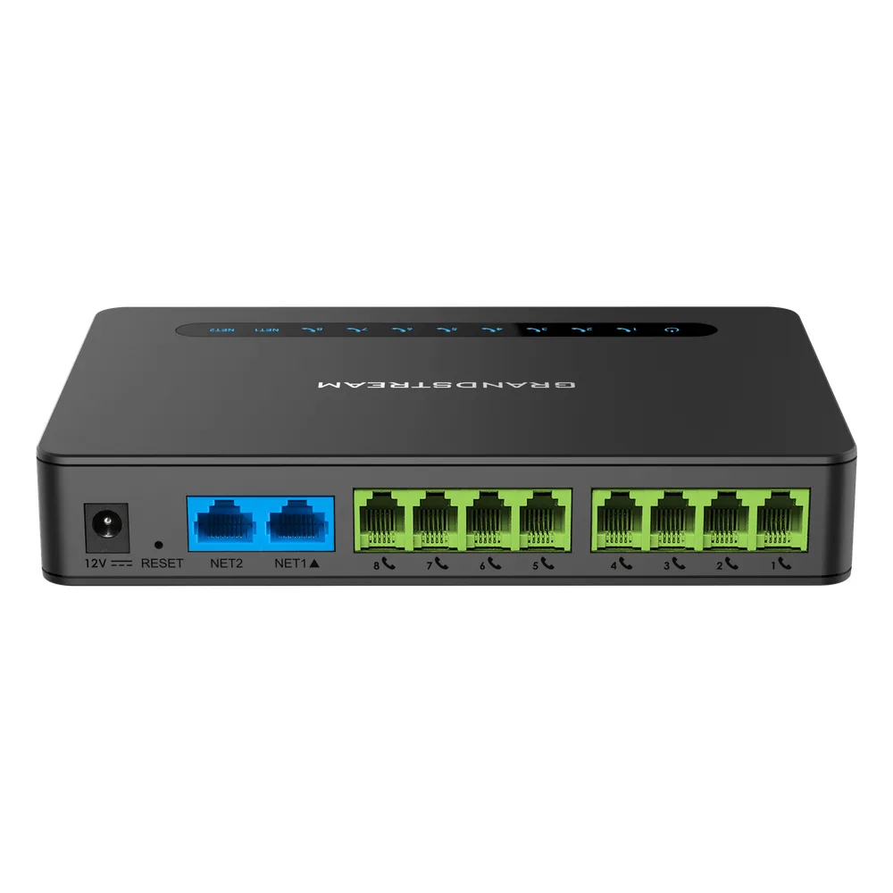 Gateway 8 Puertos FXS (Conectar Teléfono Análogo) con Router NAT Gigabit / 2 Perfiles SIP / Cifrado AES / Conferencia de Voz 3 Participantes / Calidad de Voz HD / Fax T.38 / 2 Puertos Gigabit / Aprovisionamiento Automatizado TR069 – vista 3