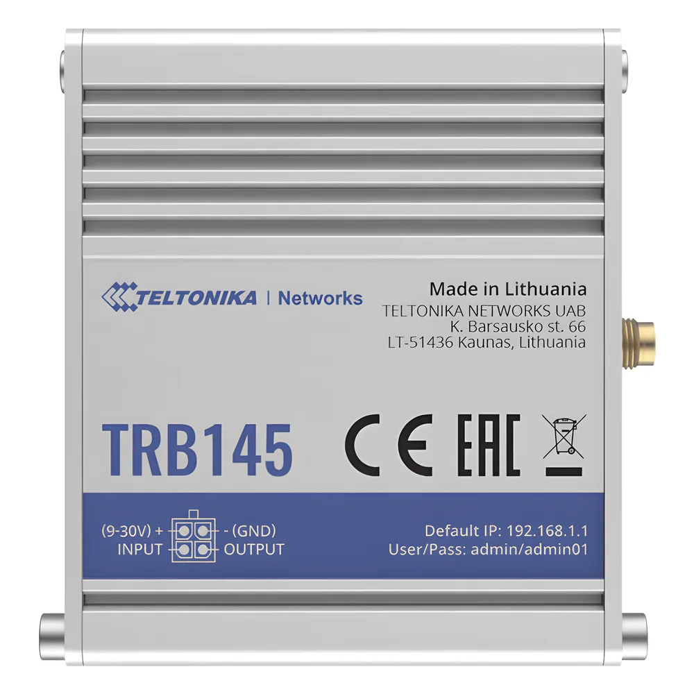 Gateway Industrial LTE 4G, con 1 puerto RS485 – vista 3