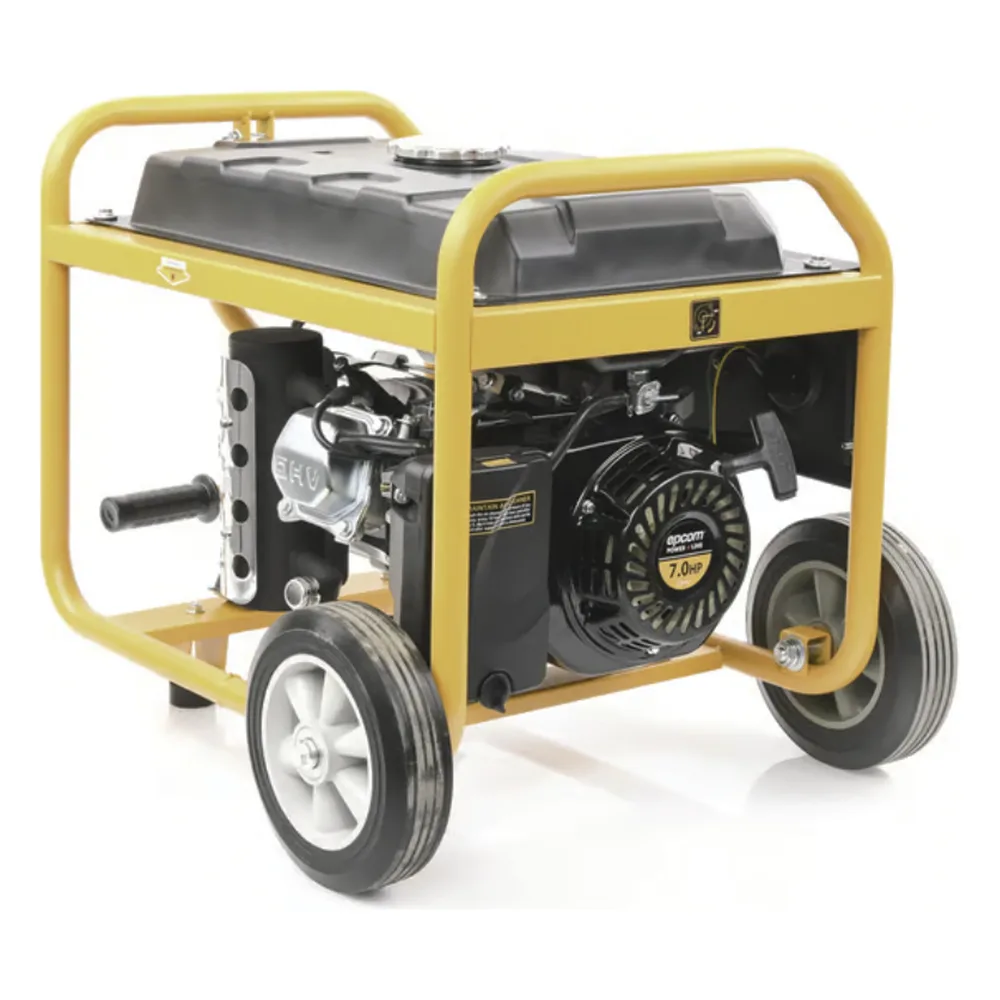 Generador a Gasolina / Planta de Emergencia 3kW (7HP), 110Vca, Encendido de Jalón, Jaula con Ruedas para Fácil Traslado – vista 2