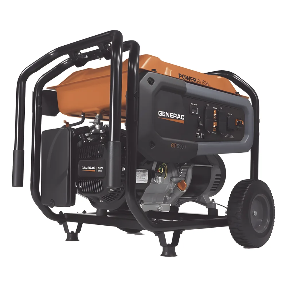 Generador Portátil a Gasolina, 6.5 kW, 120/240Vca, Arranque Manual
