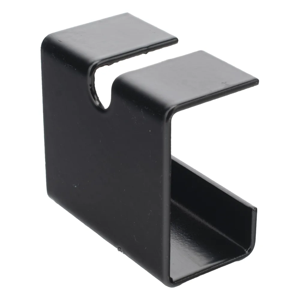 Grapa de Suspensión para Escalera Tubular de 1.5" de Peralte y 12" de Ancho, Acabado con Pintura Epóxica Color Negro, Ideal para la Suspensión Segura de la Escalera Tubular en Instalaciones Aéreas – vista 3