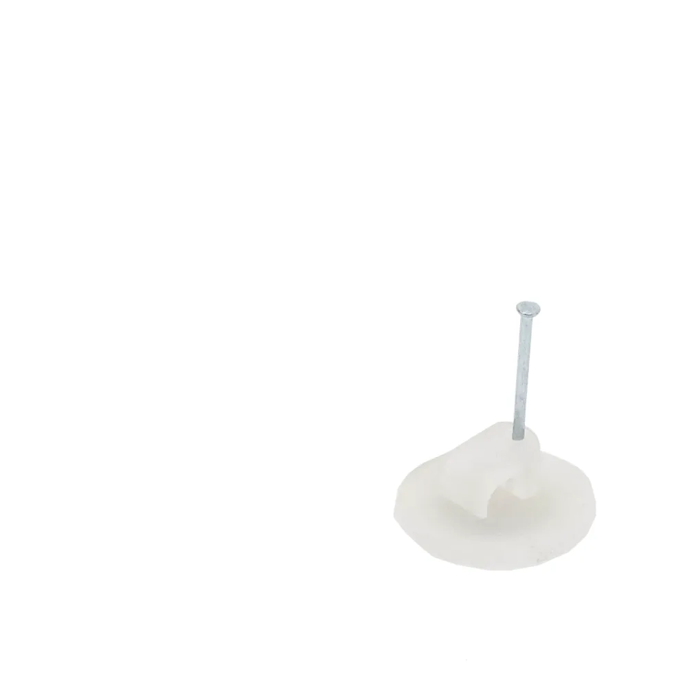 Grapa para cable plano de 4mm color transparente (100pzs) (3208-00100) – vista 4