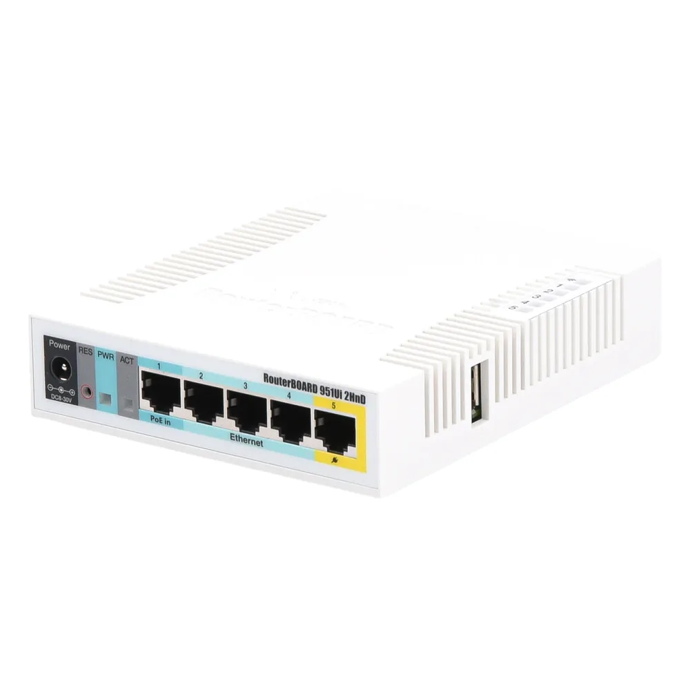 (hAP Lite) 4 Puertos Fast Ethernet y  Wi-Fi 2.4 GHz 802.11 b/g/n – vista 5