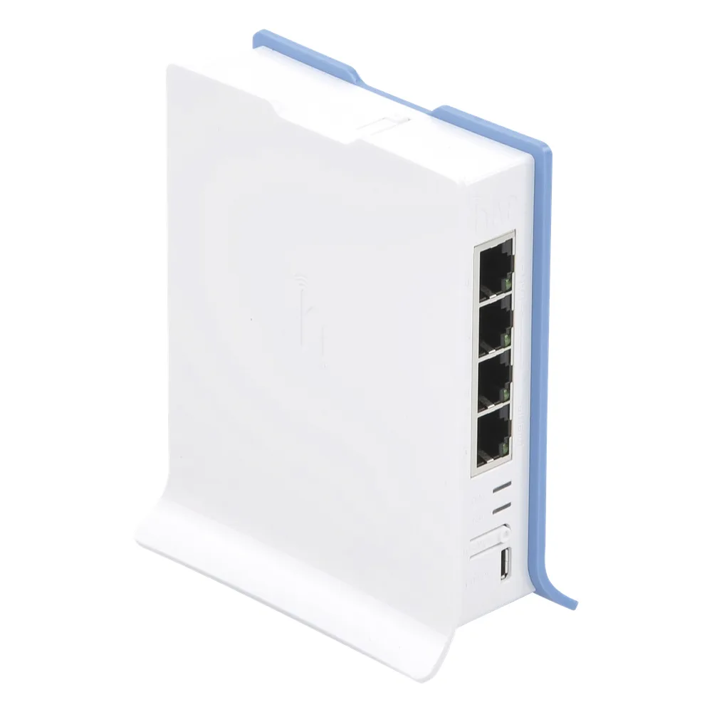 (hAP lite TC) 4 Puertos Fast Ethernet, Wi-Fi 2.4 GHz 802.11 b/g/n y base tipo Torre – vista 4