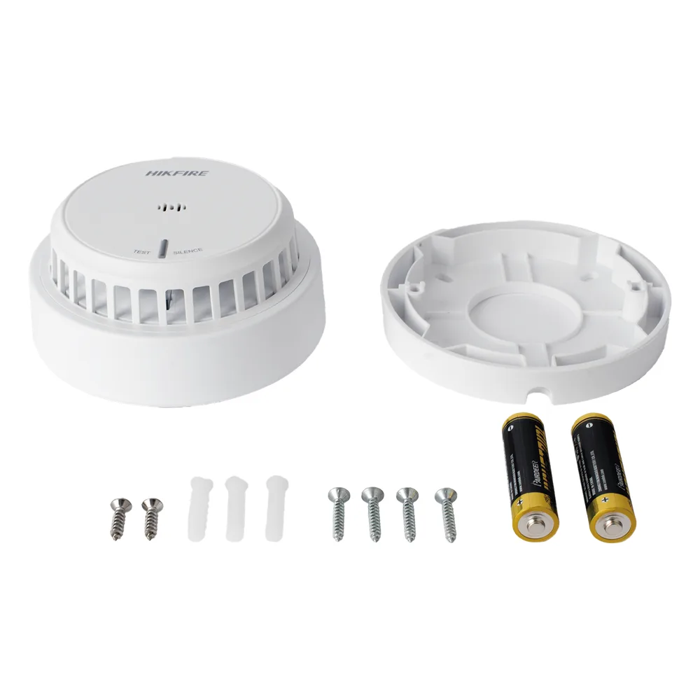 (HikFire) Detector de Humo Óptico Hikvision / Tecnología Avanzada de Detección de Incendios / Alarma Temprana y Fiabilidad Certificada / Soporta Salida de Alarma – vista 2