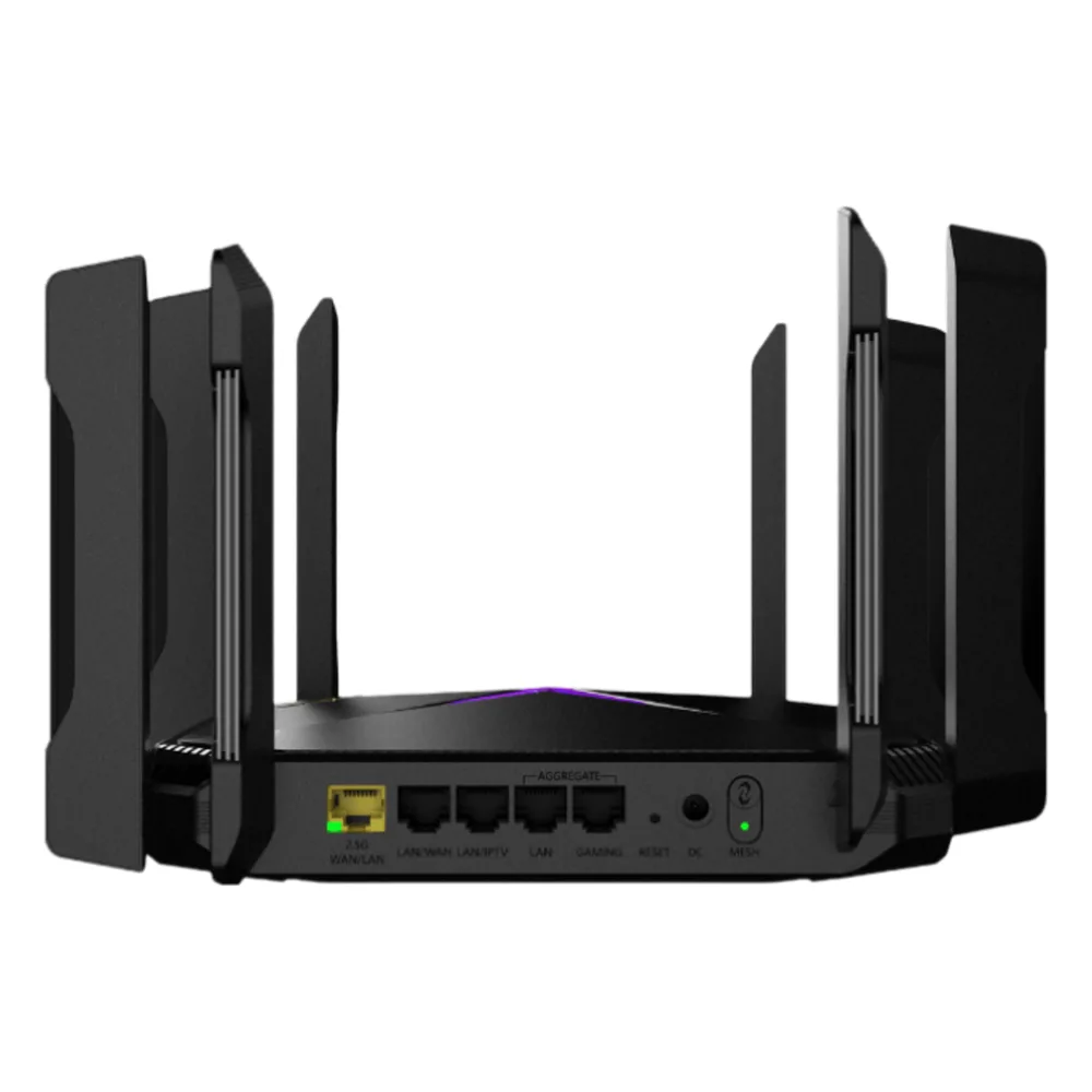 Home Router inalámbrico Wi-Fi 6 MESH , Diseñado para GAMING con doble puerto WAN Gigabit para Sumar Ancho de banda, 4 puertos LAN Gigabit., WI-FI 6 2x2 doble Banda – vista 3