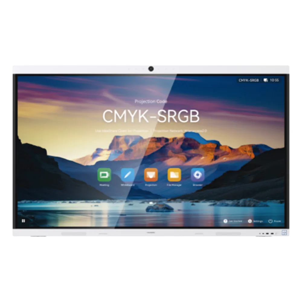 HUAWEI IdeaHub B3, Pantalla interactiva para Colaboración Inteligente, 65", 4K UHD, Harmony, Wi-Fi 6, Seguimiento de Voz, BYOM, Administración desde la Nube Gratis, blanco Jade – vista 2